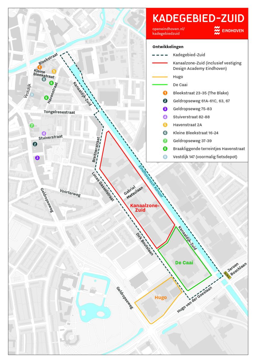 De Kanaalzone-Zuid is het gebied dat begrenst wordt door de Kanaaldijk-Zuid, Breitnerstraat, Lucas Gasselstraat, Dirk Boutslaan en het voormalige Campina-terrein.